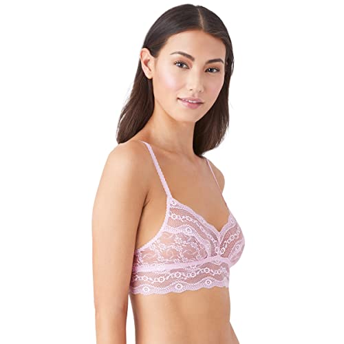 Image of b.tempt'd by Wacoal womens Lace Kiss Bralette Bra, Pink Lady, Medium US