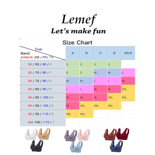 Lemef Nursing Sleep Bras Wirefree Maternity Breastfeeding Bras 3 Pack2