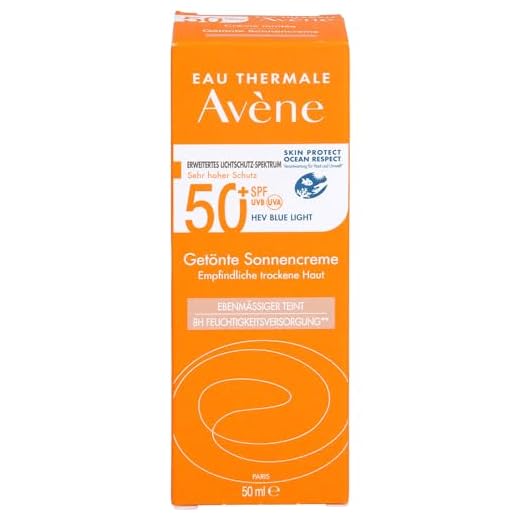 Avene Solar Crema con Color Spf-, Naranja, 50 Mililitros