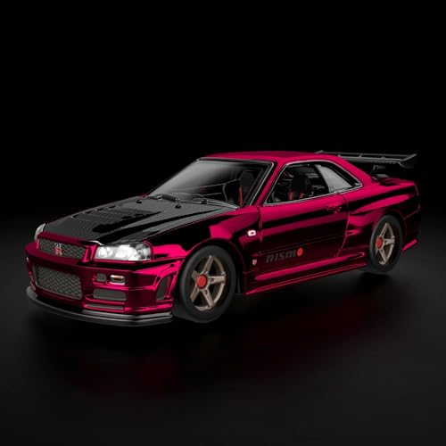 Hot Wheels Nissan Skyline GT-R (BNR34) 1:64 miniatura 4