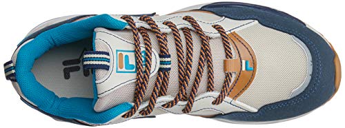 Fila Rippler, Tênis Masculino, Bege/Marinho/Azul, 42