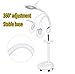Produktbild MO&GOU Lupen Lampe Led Kaltlicht Tätowierungslampe Schönheitssalon-Eiform Lupenleuchte Mit Standfuß Led Stehlampe Kosmetik Lampe Tageslichtlampe Stehlampe Lupen Lampe Ständer