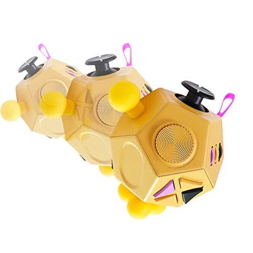 Dan&Dre 12 Face Fidget Brinquedo Cubo Portátil Alívio de Estresse E Ansiedade Depressão Anti-Ansieda