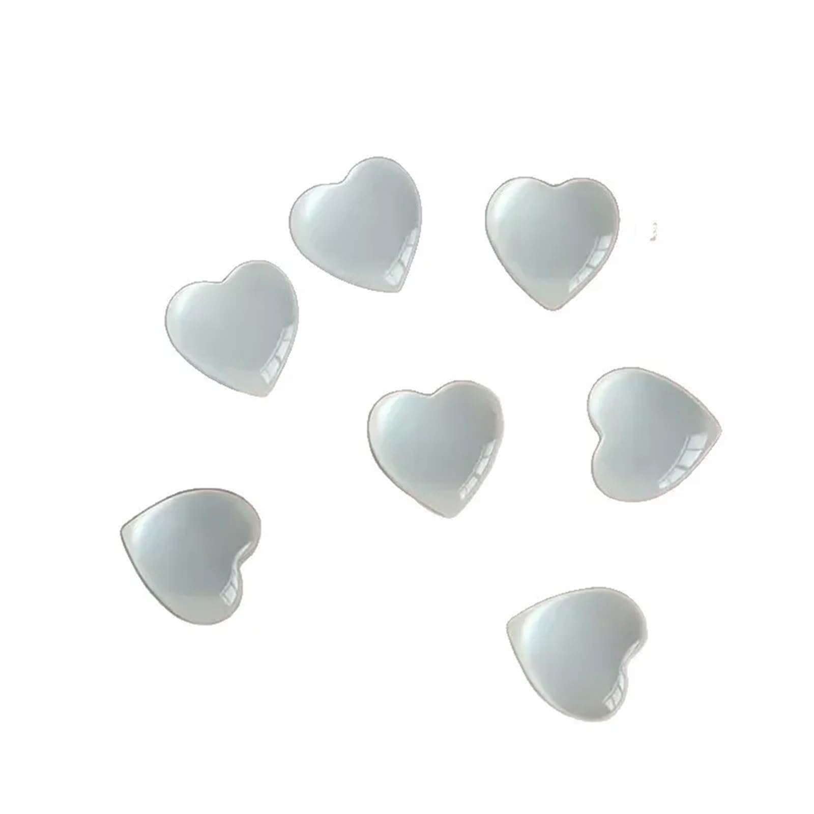 Vexaliform 12Pcs Foam Tube White Transparent Heart Refrigerator Magnet Photo Wall Message Board Magnetic Stickers Home Decor