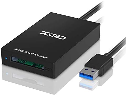 ELETRAND Professional XQD Reader, USB 3.0 XQD Reader Adapter Compatible with Sony G/M Series USB Mark XQD Card Lexar 2933x/1400x USB Mark XQD Card for Windows/Mac OS XQD Memory Card Reader