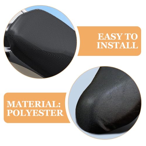 Protector para asientos motocicleta transpirable que elimina el calor del sillín 5
