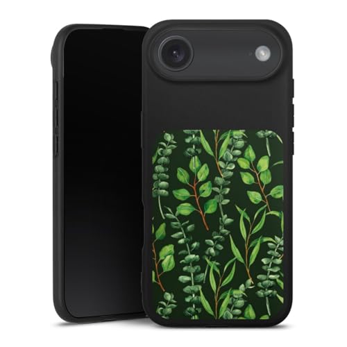 Coque silicone Apple iPhone Air motif eucalyptus feuilles nature étui souple premium