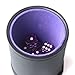 RERIVER PU Leather Dice Cup Set, Purple Velvet Interior Dice Cup Shaker Quiet with 6 Purple Translucent Dice for Liars Dice/Farkle/Yahtzee Games, 1 Pack
