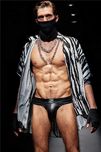 JOCKMAIL Mens Briefs Underwear PU Leather Mens Jockstrap Mens Thongs Mens Jock Strap Underwear Briefs2