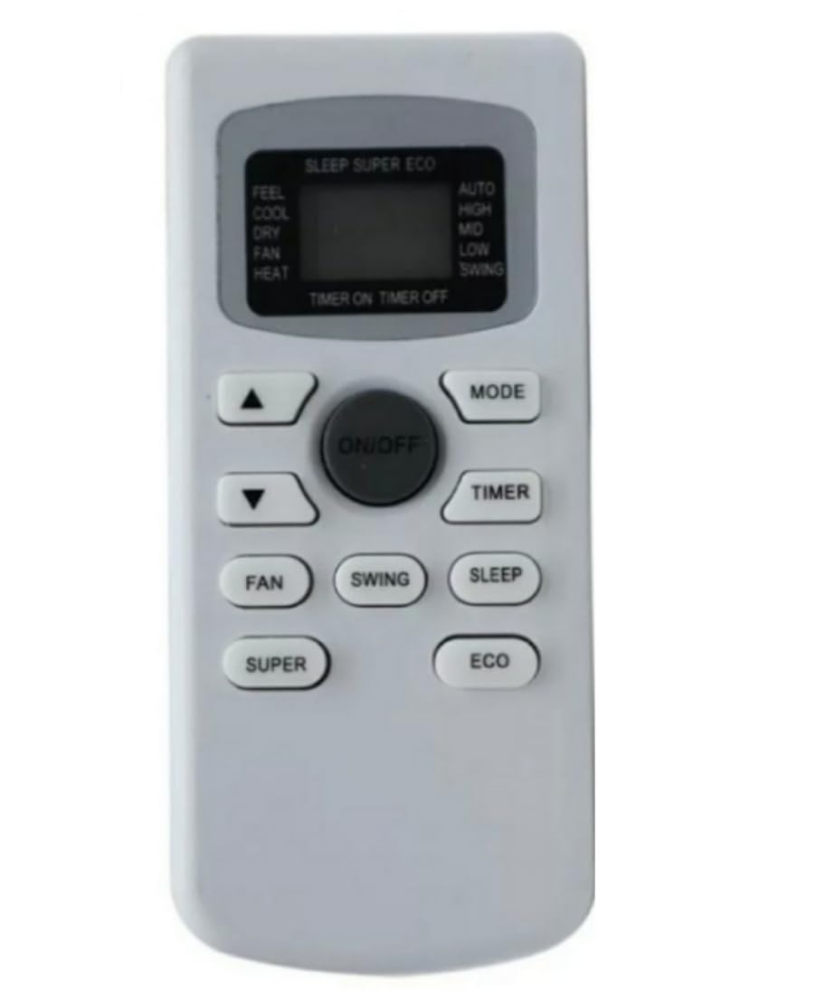 Ethex® All ac Remote Control Compatible for Vestar Air Conditioner Remote (Model 116)