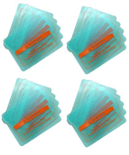 Replacement outside lens filter cover for Solar Auto-Darkening Welding Helmet 4-1/2" x 3-1/2"