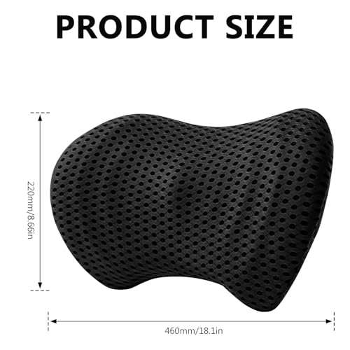 Sunoya Cuscino Lombare Per Auto, Supporto Lombare Per Auto, Cuscino Lombare, Migliora La Postura Seduta E Allevia Il Dolore Alla Schiena, Ideale Per Auto E Ufficio - 2