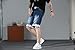 Men's Fashionable JeansMid Rise Straight Leg Ripped JeansCasual Denim Shorts with PocketsSuitable for Daily Gatherings