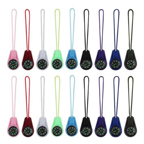 Mini Brújula de Supervivencia Brújula, Brújula para Niños, 18 Piezas