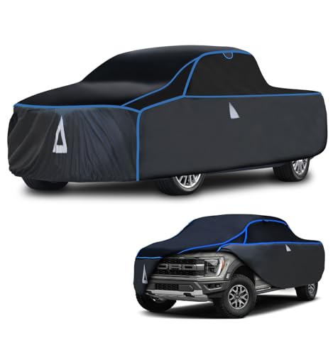 Image of Hail Cover for Truck with Thick Multi-Layered EVA | Gift Windshield Sun Shade | Hail Protector Truck Cover Universal Fit Ford F150 Chevy Silverado Dodge Ram 1500 Toyota Tacoma Tundra.