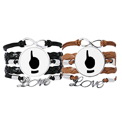 Bracelet amour en cuir et corde tressée pour couple, le symbole parfait pour sceller votre union