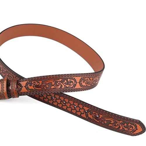 Cinturón punk para mujer talla grande con flores talladas y estilo Y2K 6