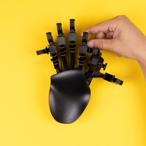 Image of AZERON Gaming Keypad - Programmable One Handed Gaming Keyboard for PC Gaming - with Hall effect Analog Thumbstick and 30 Programmable Keys - 3D Printed Customized Keypad - for Righties (Black, Cyborg