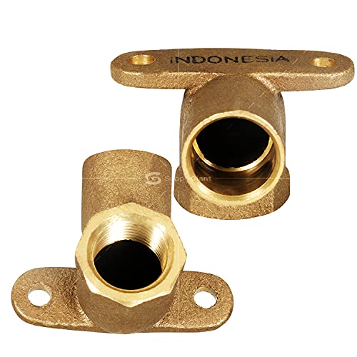 Supply Giant Dgem3412 3/4 To 1/2" Nominal Diameter Lead-Free Cast Brass 90 Degree Reducing Elbow With Sweat Socket And Female Threaded Connect #TOP1