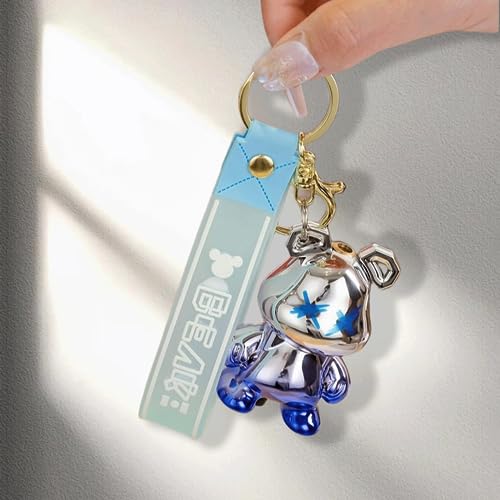 Encendedor de diseño cartoon tridimensional azul y blanco miniatura 7