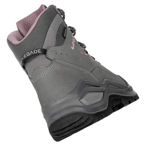 LOWA Stiefel mittel RENEGADE EVO GTX MID Ws graphit/rose, 39