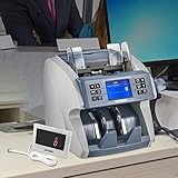 Identificación precisa: Esta máquina de dinero incorpora sensores duales de alta sensibilidad para un escaneo preciso. Incluye UV, MG, MT, IR, DB y 2CIS integrados para la autenticidad de los billetes. Así protege su negocio de las pérdidas.