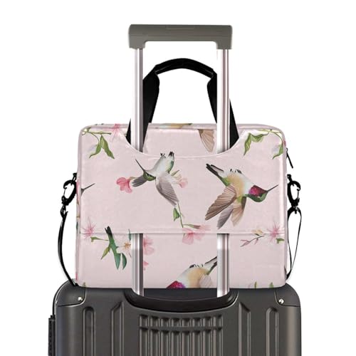 Funda para portátil con asa y correa 15.6 pulgadas rosa miniatura 4