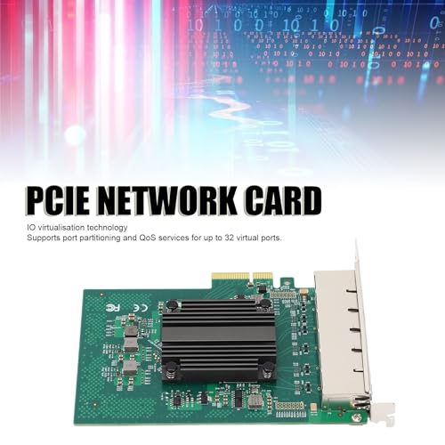 Tarjeta de red Gigabit PCIe con 6 puertos RJ45 Ethernet y chip I350 para PC de escritorio, compatible con Windows 7, 8, 8.1, 10, Server 2012, 2008, 2016, Freebsd, VMWare ESXi miniatura 2
