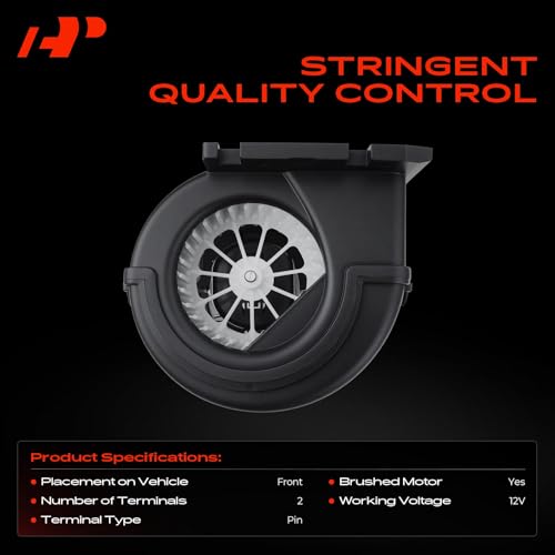 Image of A-Premium Front HVAC Heater Blower Motor Compatible with Mercedes-Benz Sprinter 2500 2010-2023, Sprinter 3500, Sprinter 3500XD, Sprinter 1500, 2.1L 3.0L - Replace# A0008356207