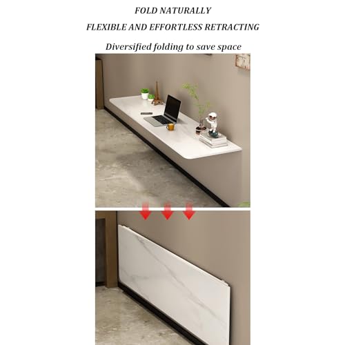 Table murale pliante JATIBOSH robuste pour petit espace et bureau - 5