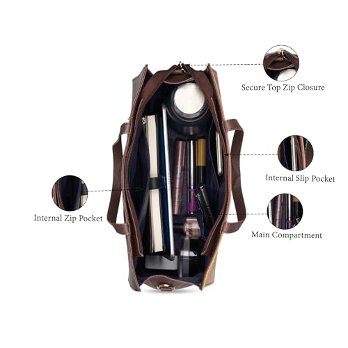 Image of Caprese Jelly Large Satchel Bag for Women with Adjustable & Detachable Strap | Multiple Compartments | Versatile Shoulder, Crossbody & Handheld Bag for Work, Travel, and Everyday Use