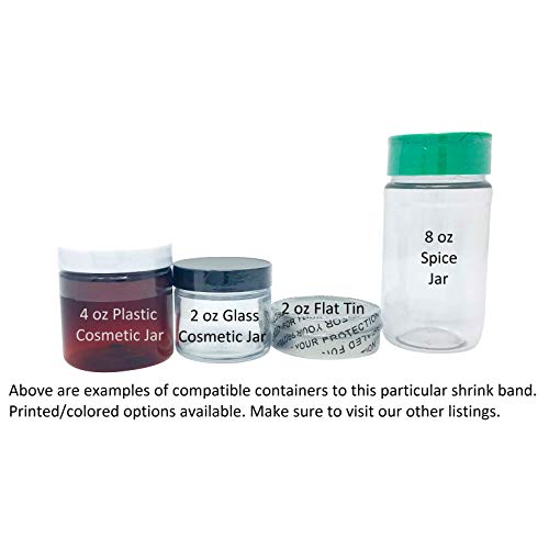 Image of Shrink Band Assorted Sample Pack for All Bottles and Containers (Medium /Large)