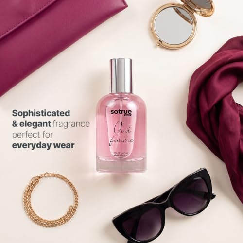 Image of Sotrue Oud Femme Perfume for Women | Long Lasting | Gift for Women | Premium Fragrance | EDP | 50ml
