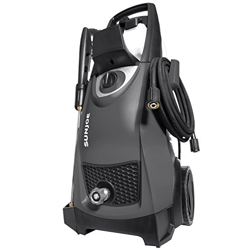 Sun Joe SPX3000-BLK-RM Electric Pressure Washer | 14.5-Amp | 2030 PSI Max | 1.76 GPM Max (Black) (Renewed)