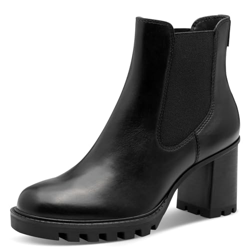 Tamaris Bottes plates pour femme, Noir mat, 38 EU