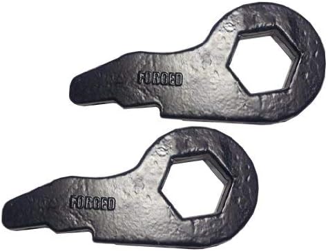 QSA 2" Forged Adjustable Torsion Leveling Lift Keys Compatible With 1997-2003 Ford F-150, 2004 F-150 Heritage, and 98-02 Expedition 4WD