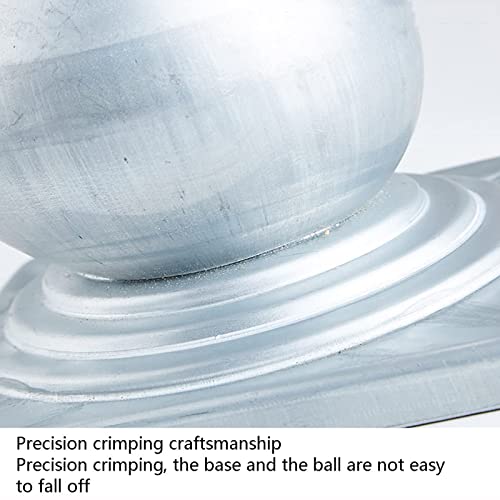 MFFIRE 10 X Copripalo con Sfera, Zincato a Caldo