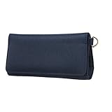 坪田パール 手巻きタバコ用 カジュアル ポーチ ネイビー 3-08643-31