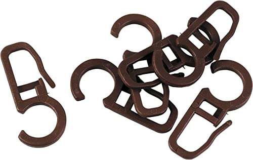 KLASMANN Clip per diametro 28 e 35 mm Clip in plastica, colore: Marrone - Venduto da 40