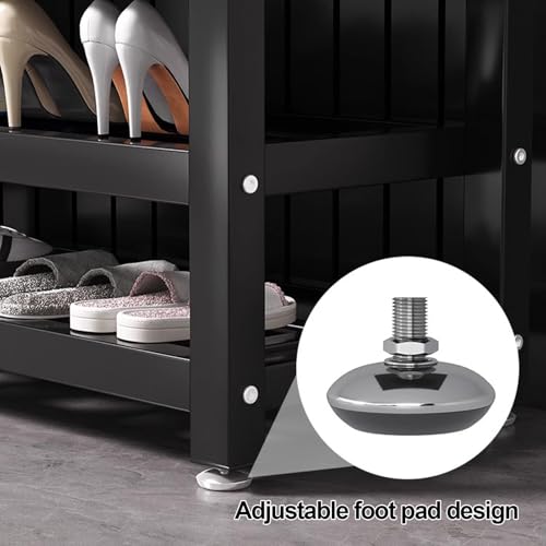 Banco zapatero para puerta del hogar, cambiador de zapatos, organizador de zapatos pequeño con almacenamiento, para dormitorio, sala de estar, balcón (gris, 120 cm)