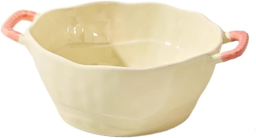 Bowls For Soup, Bowl with Handle, 1400ml Ceramic Large Serving for Soups, Stews, Pasta Dishes