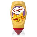 Calvé Salsa Cheddar, Formato 250 ml, Salsa Cheddar Calvé con Ingredienti di Prima Qualità, Ideale per Hamburger e Patatine, Nachos e Altri Snack
