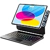 Keyboard Case for iPad (A16) 11th Generation 11 inch 2025&10th Gen 10.9 inch 2022 –Backlit Magic-Style Keyboard with Multi-Touch Trackpad – Floating Cantilever Stand – Magnetic Case for iPad