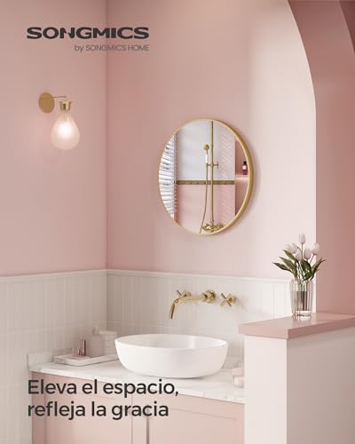 Espejo marco dorado Marca SONGMICS (2)