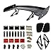 KINTOP Universal Rear Spoiler Wing,47 Inch Racing GT Style Spoilers for Cars Trunk Rear Tail W/Adjustable Bracket(Glossy Black)