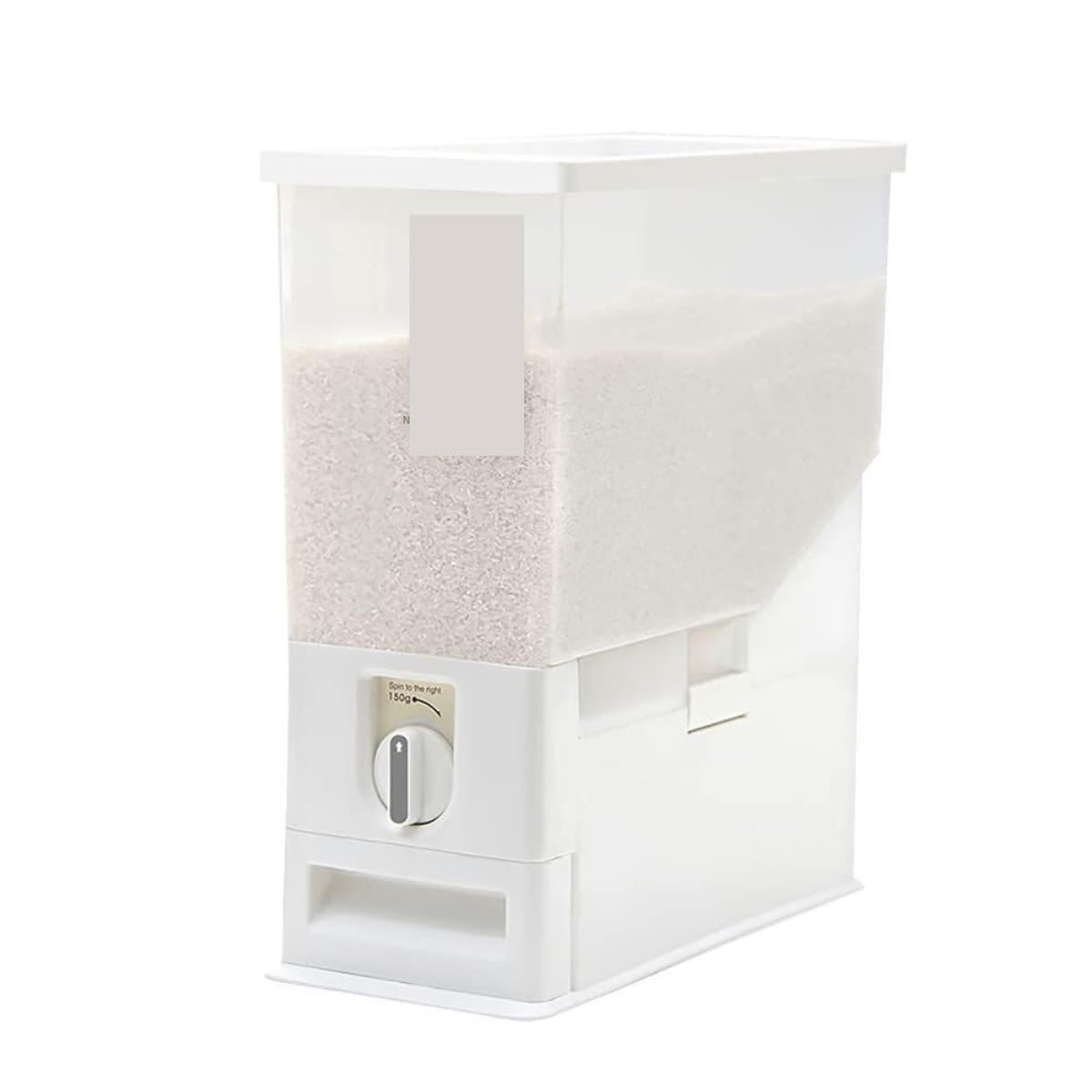 CVdrtyED Dry Food Cereal Dispenser Dispenser Cereal Storage Container Sealed Box With Lid Dry Food Pantry Rice Container(10kg)