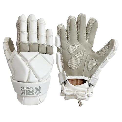 RIK SPORTS Pro- Men Lacrosse Gloves – High -...