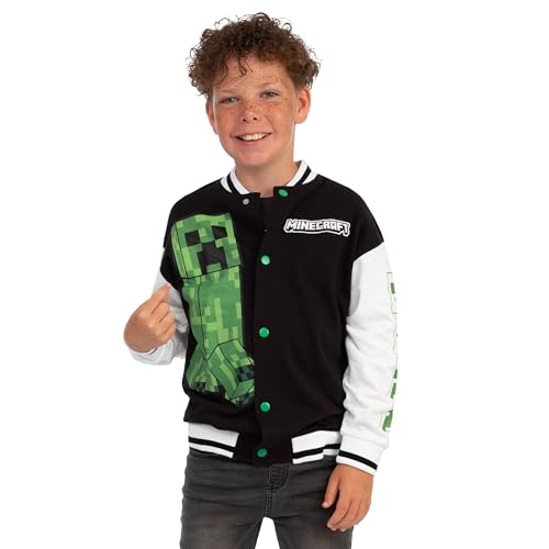 Minecraft Jacket, Creeper Boys Jacket, Gamer Bomber Jackets For Boys, Gaming Clothing4