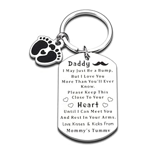 Perleddom New Dad to Be Gift Baby Birth Pregnancy Announcement Gifts for Husband First Time Dad Mom Becoming a Daddy…