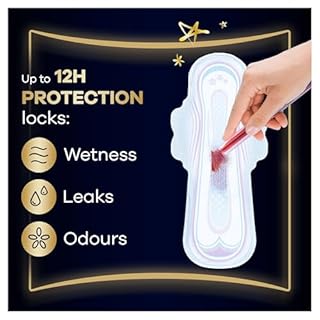 Always Ultra Sanitary Towels Secure Night Extra (Size 5) with Wings 18 Pads, Super Absorbent and Ultra Thin, for Menstrual Periods, Pack of 4